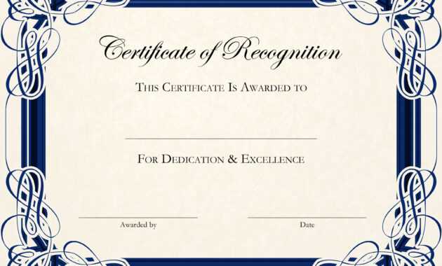 Certificate-Template-Designs-Recognition-Docs | Blankets regarding Free Printable Certificate Of Achievement Template
