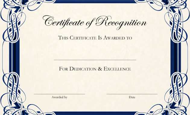 Certificate-Template-Designs-Recognition-Docs | Blankets throughout Sample Certificate Of Recognition Template