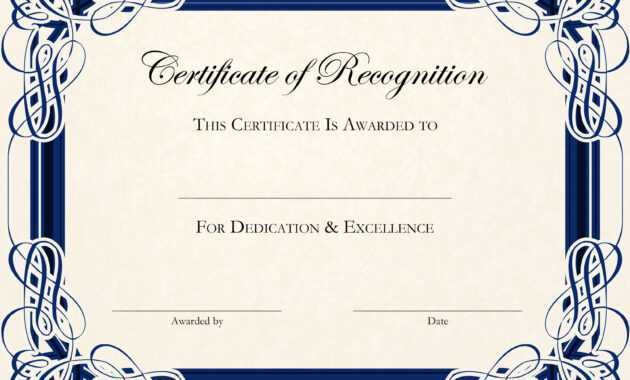 Certificate-Template-Designs-Recognition-Docs | Blankets with regard to Certificate Of Recognition Word Template