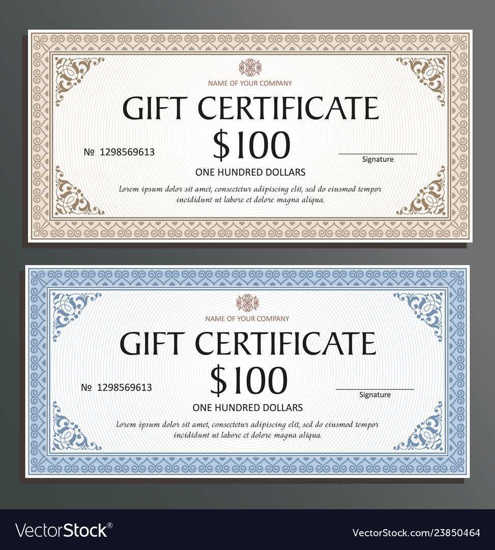 Certificate Template Gift Voucher For Your Pertaining To Company Gift Certificate Template