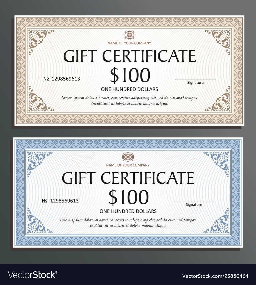 Certificate Template Gift Voucher For Your Pertaining To Company Gift Certificate Template