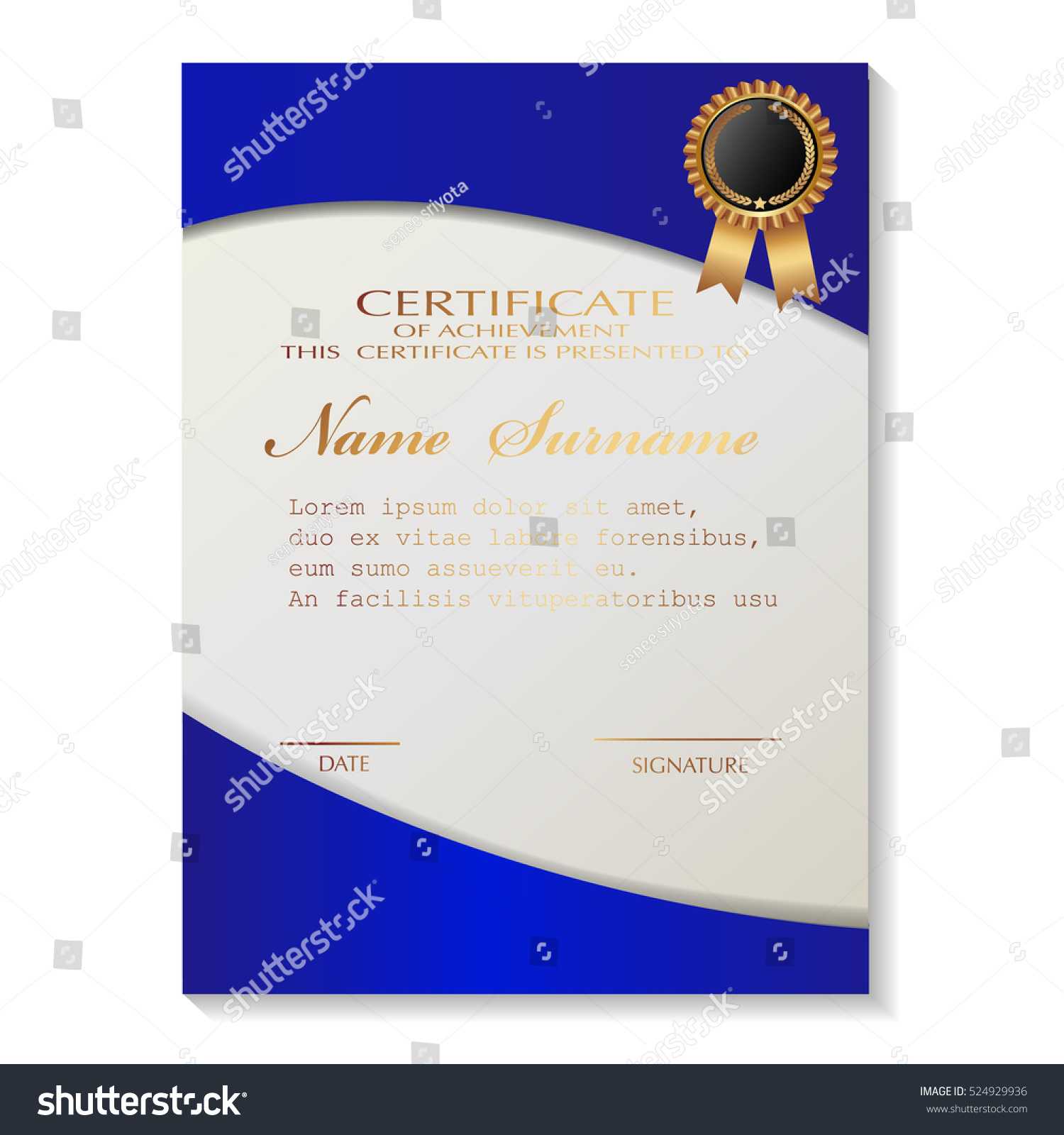 Certificate Template Luxury Modern Pattern Qualification Inside Qualification Certificate Template