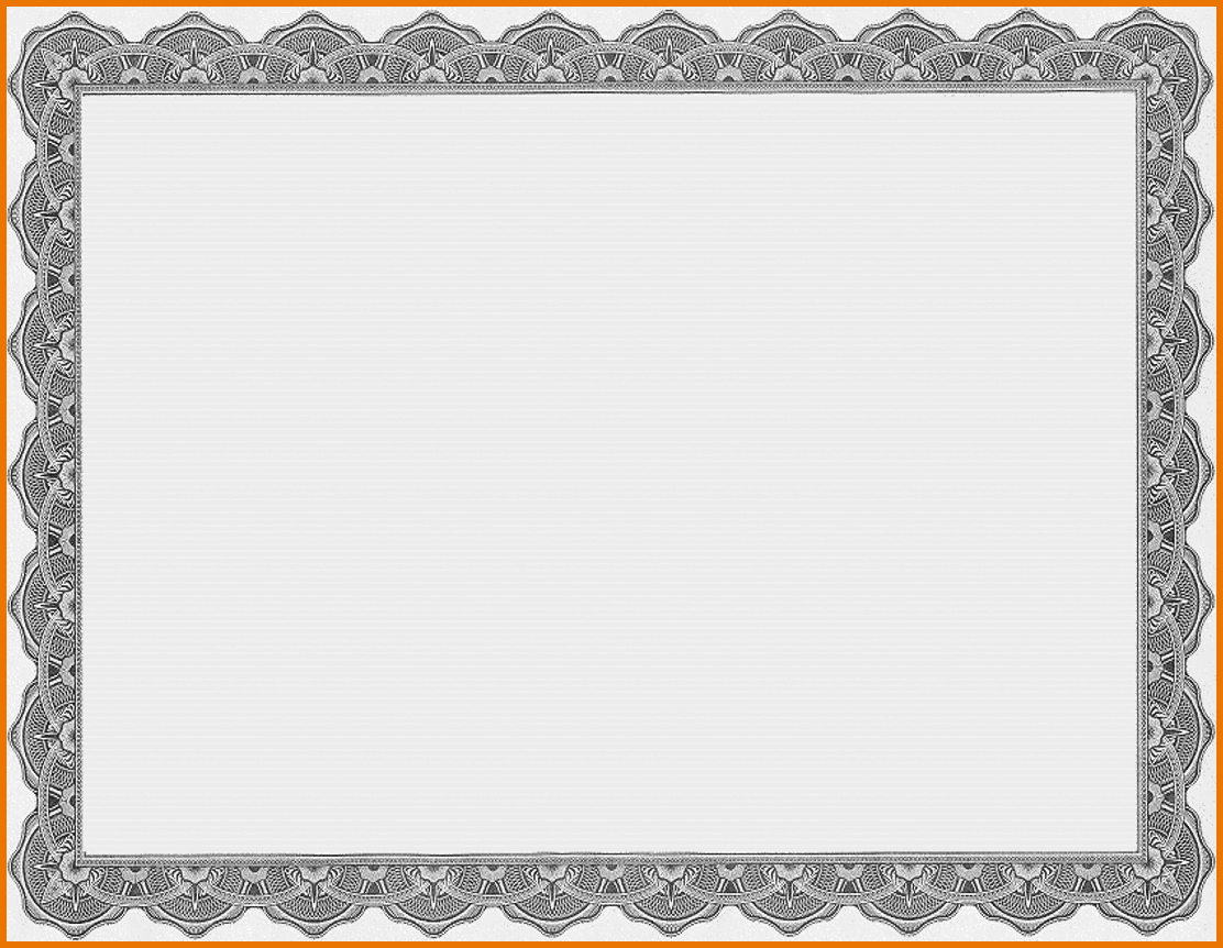 Certificate Template Png Transparent Templatepng Images Free For Award Certificate Border Template
