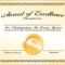 Certificate Template Sample Of Recognition For Outstanding Within Life Membership Certificate Templates