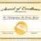 Certificate Template Sample Of Recognition For Outstanding Within Life Membership Certificate Templates