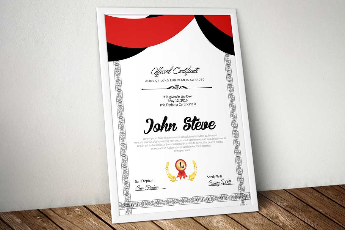 Certificate Template – Vsual Within Indesign Certificate Template