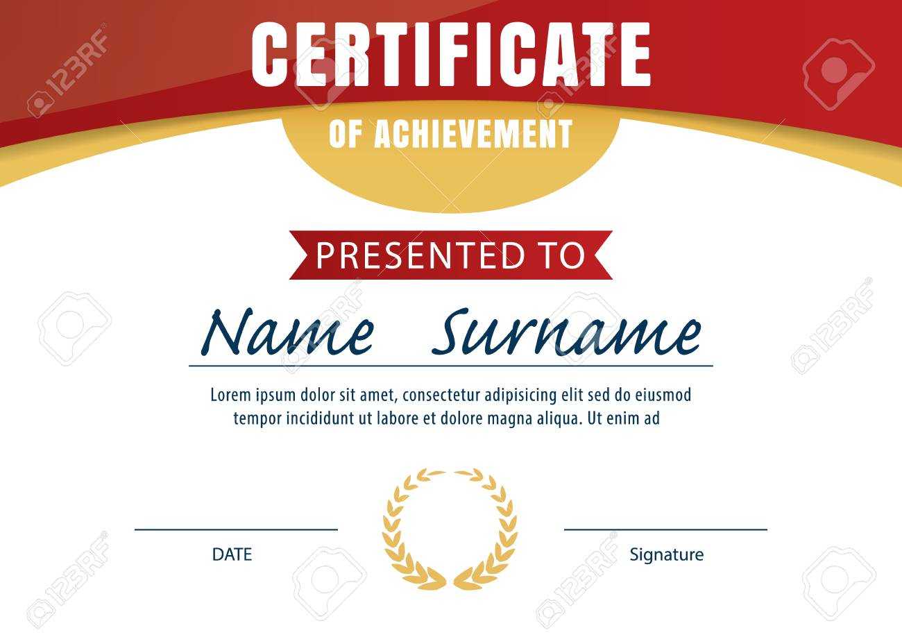 Certificate Template,diploma Layout,a4 Size ,vector Intended For Certificate Template Size