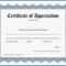 Certificate Templates: Free Template Certificate Of Appreciation Throughout Certificate Of Appreciation Template Free Printable