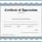 Certificate Templates: Free Template Certificate Of Appreciation Within Free Template For Certificate Of Recognition