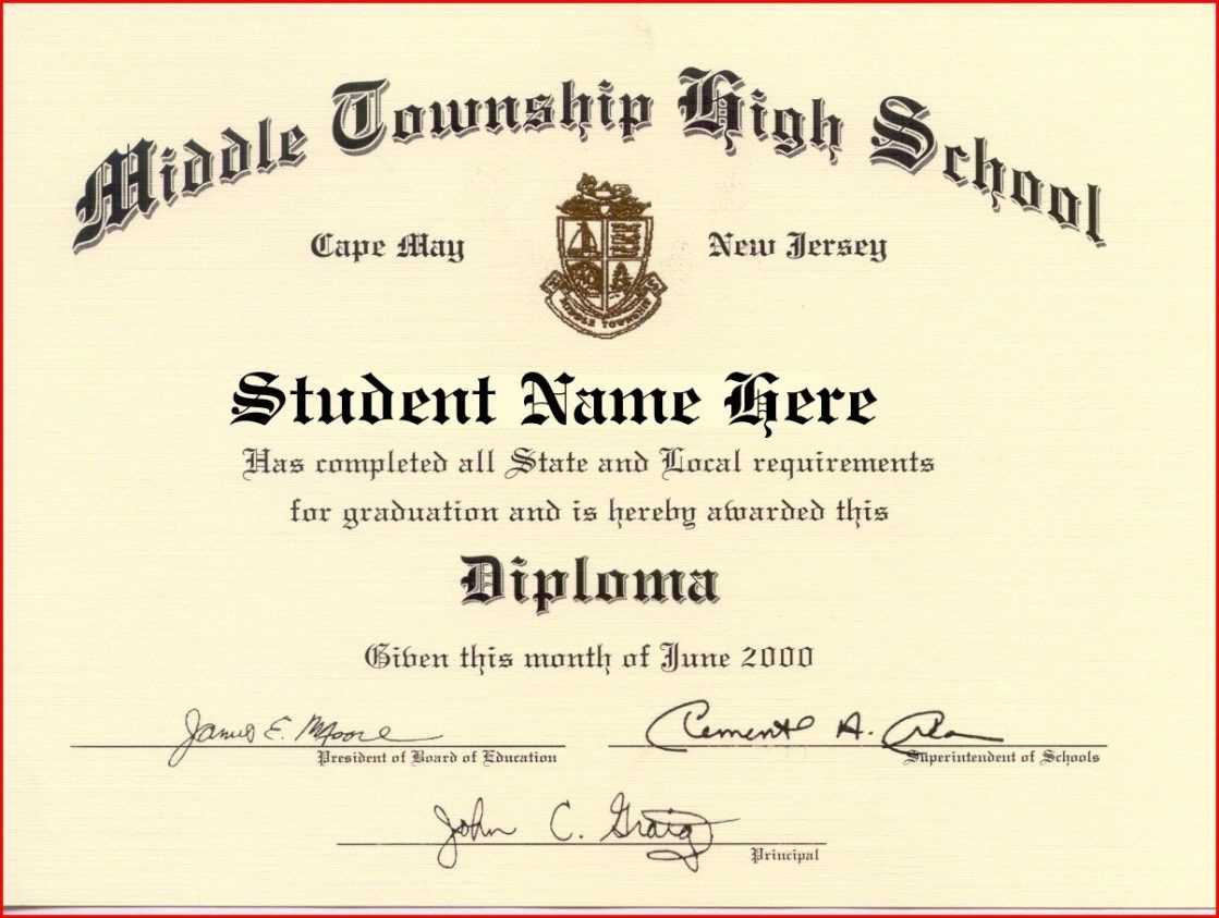 Certificate Templates | Health | High School Diploma, Free In University Graduation Certificate Template