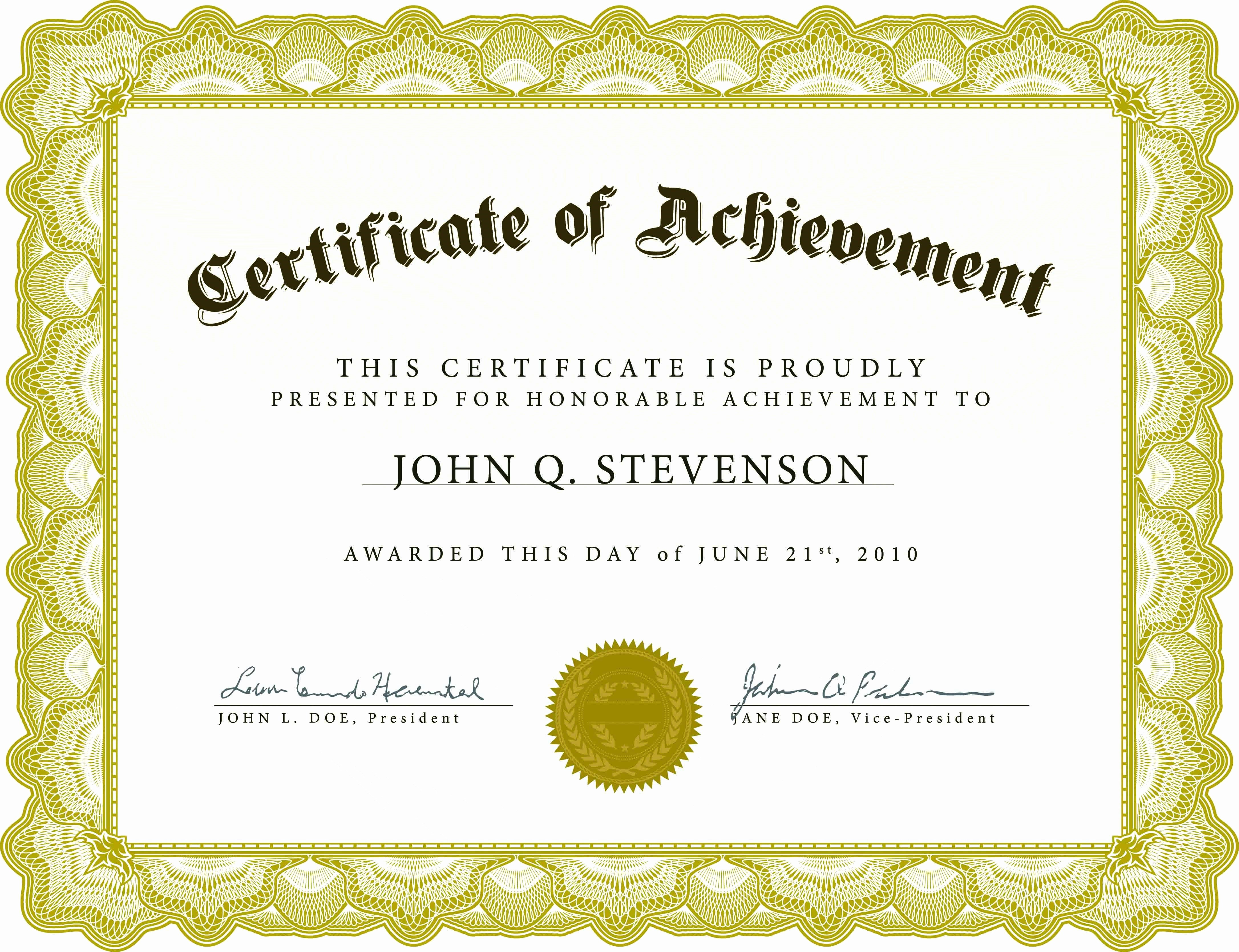 Certificate Templates: Template Certificate Of Appreciation Inside Certificate Of Excellence Template Free Download