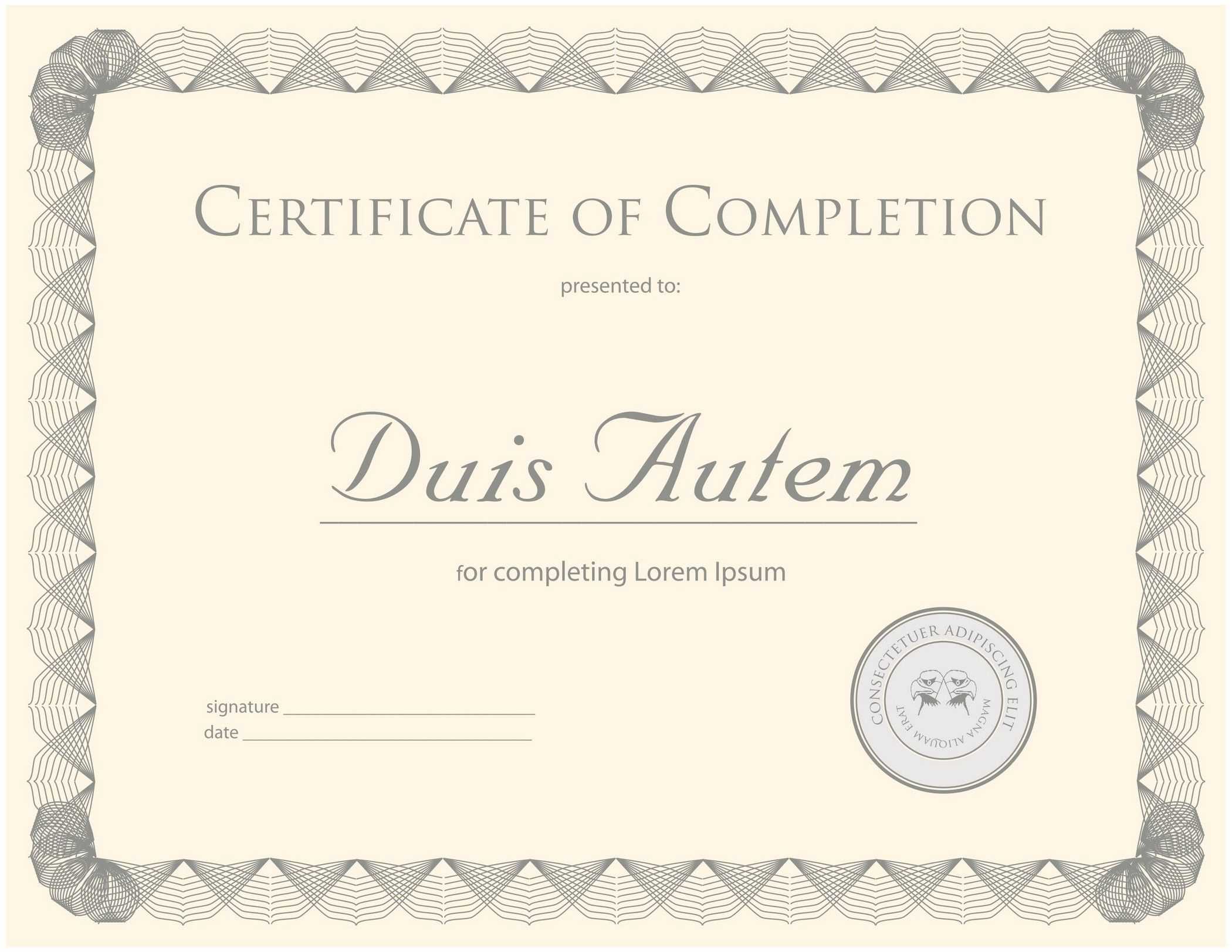 Certificate Templates03 | Norway | Certificate Templates Intended For This Certificate Entitles The Bearer To Template