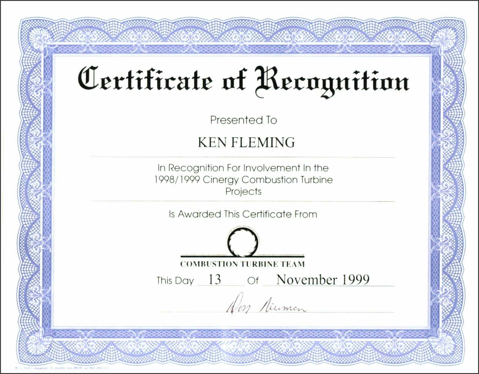 Certificates. Appealing Recognition Certificate Template Intended For Certificate Of Recognition Word Template