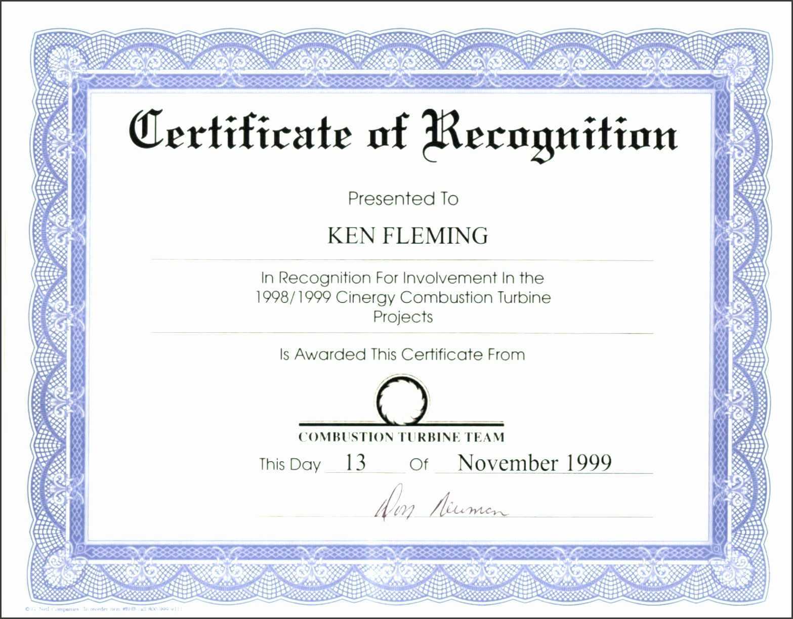 Certificates. Appealing Recognition Certificate Template Intended For Certificate Of Recognition Word Template