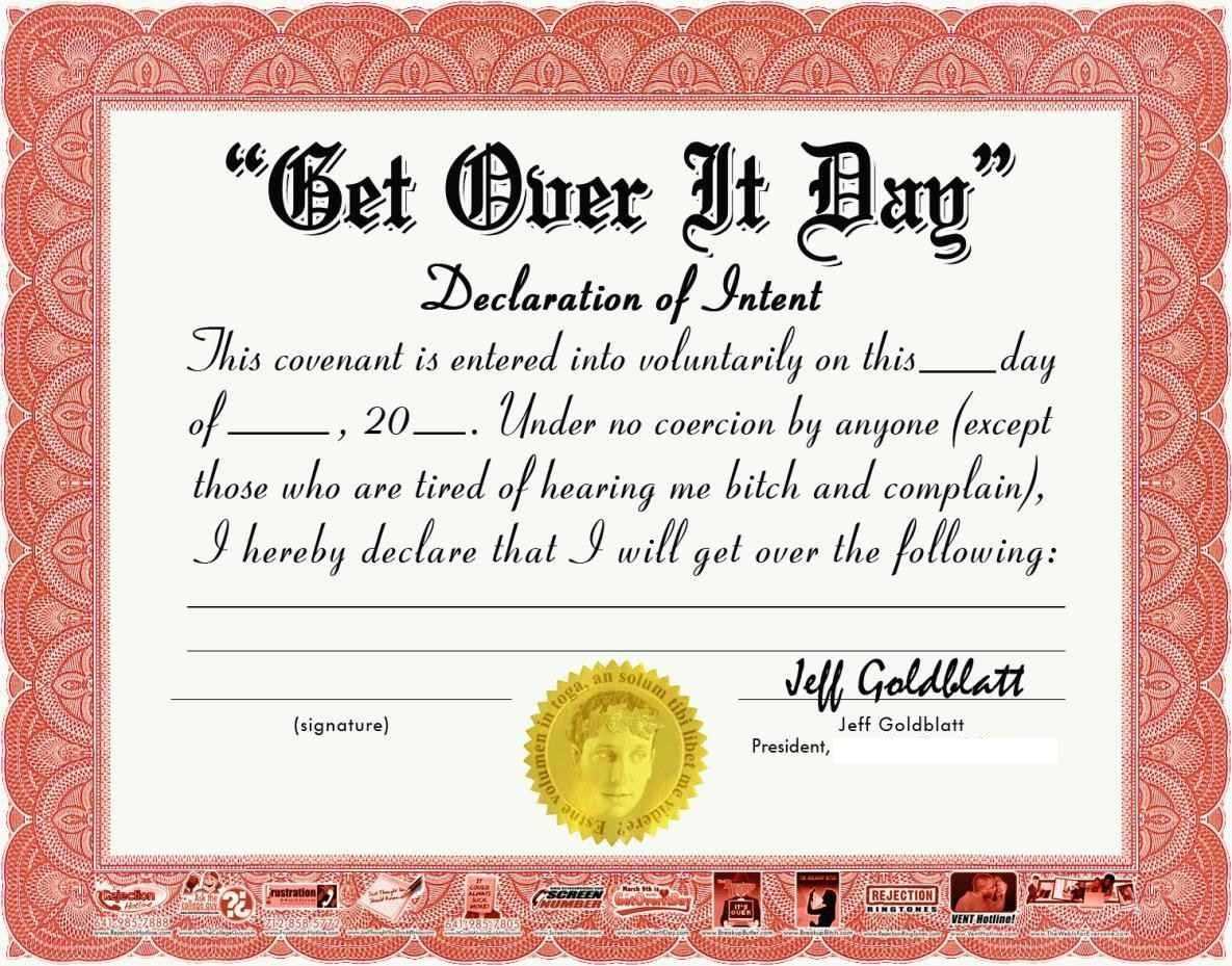 Certificates. Attractive Funny Certificate Templates Ideas Throughout Funny Certificate Templates