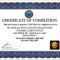 Certificates. Best Completion Certificate Template Designs For Free Training Completion Certificate Templates