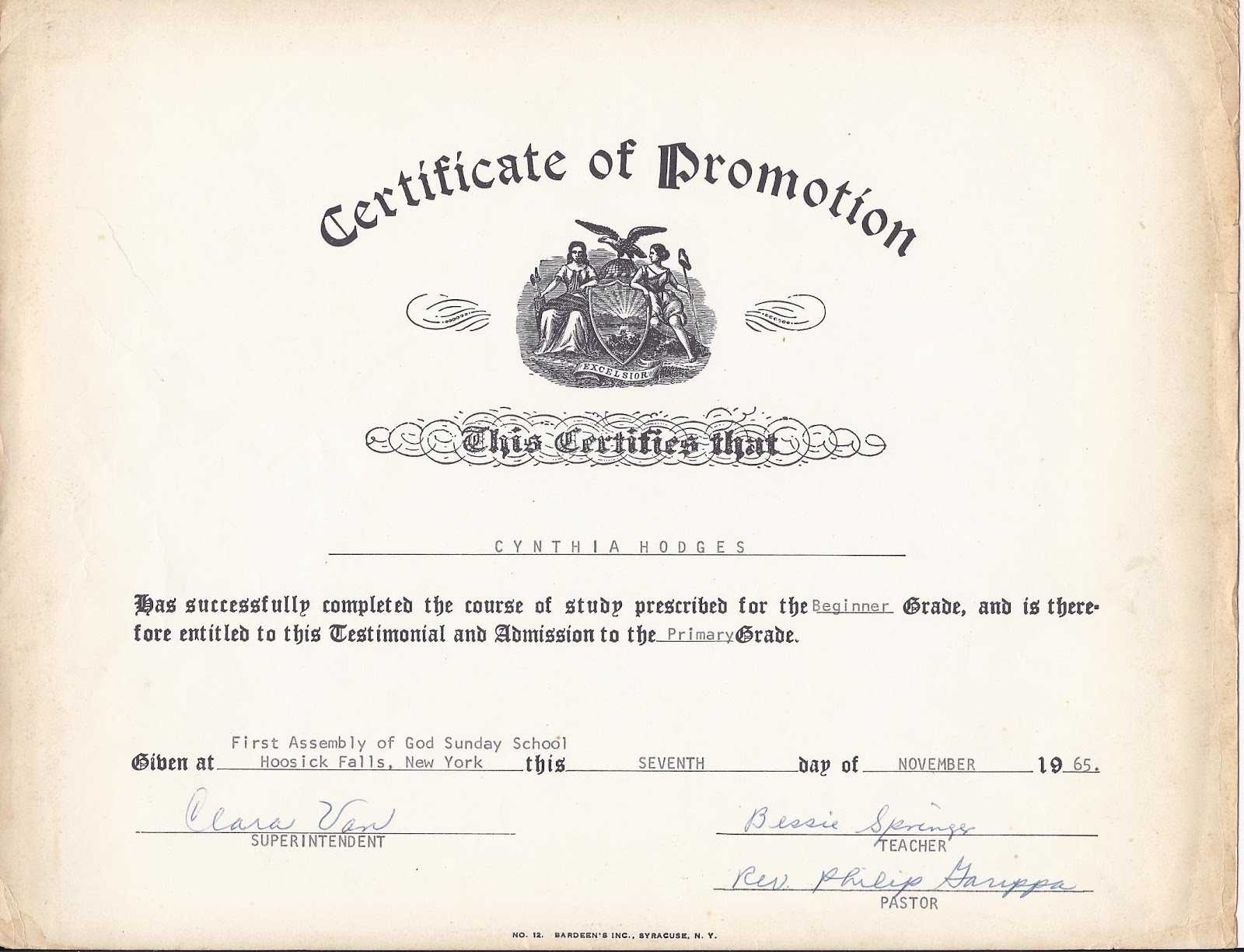 Certificates: Cool Promotion Certificate Template Example Pertaining To Promotion Certificate Template