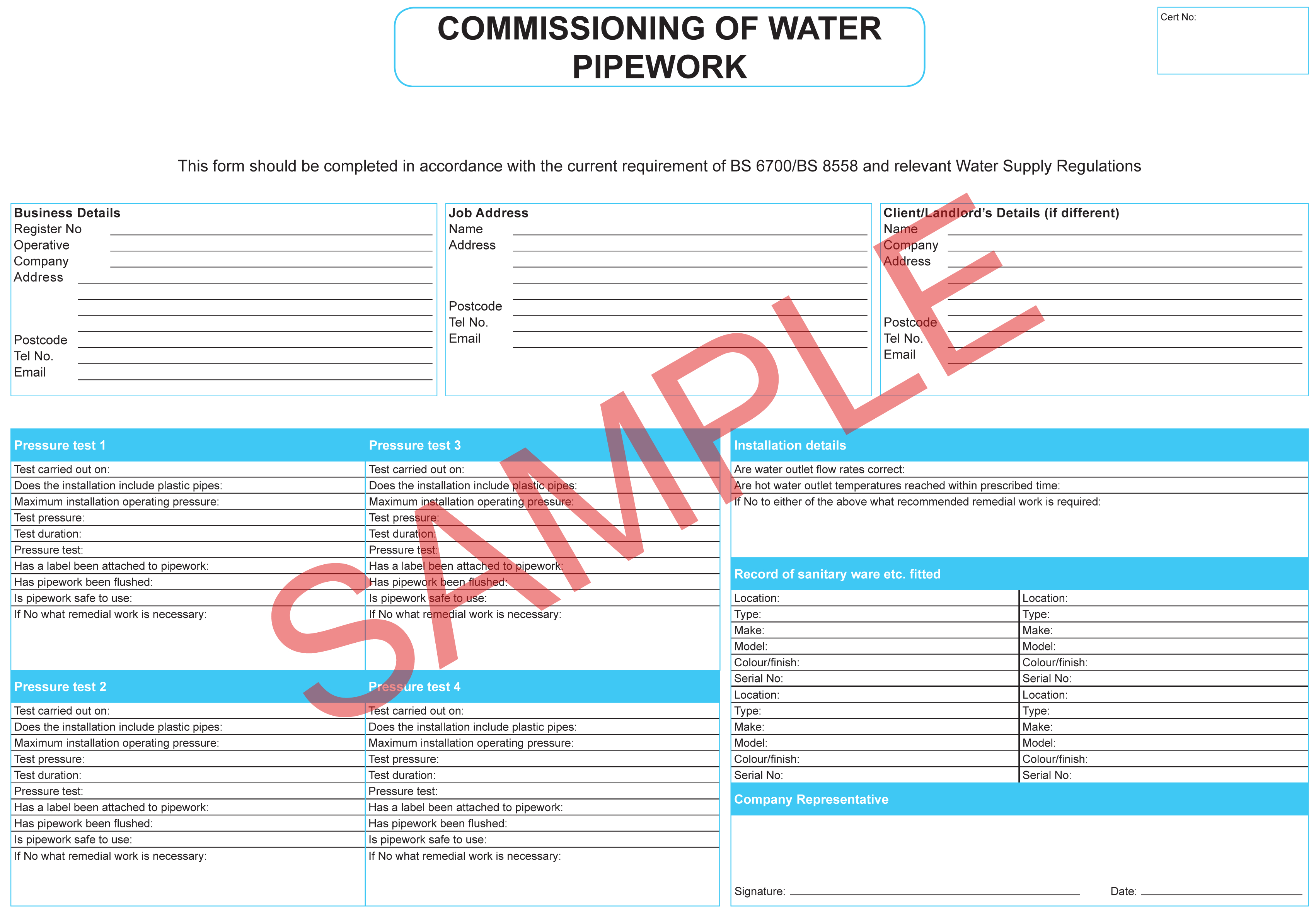Certificates | Everycert Pertaining To Hydrostatic Pressure Test Report Template