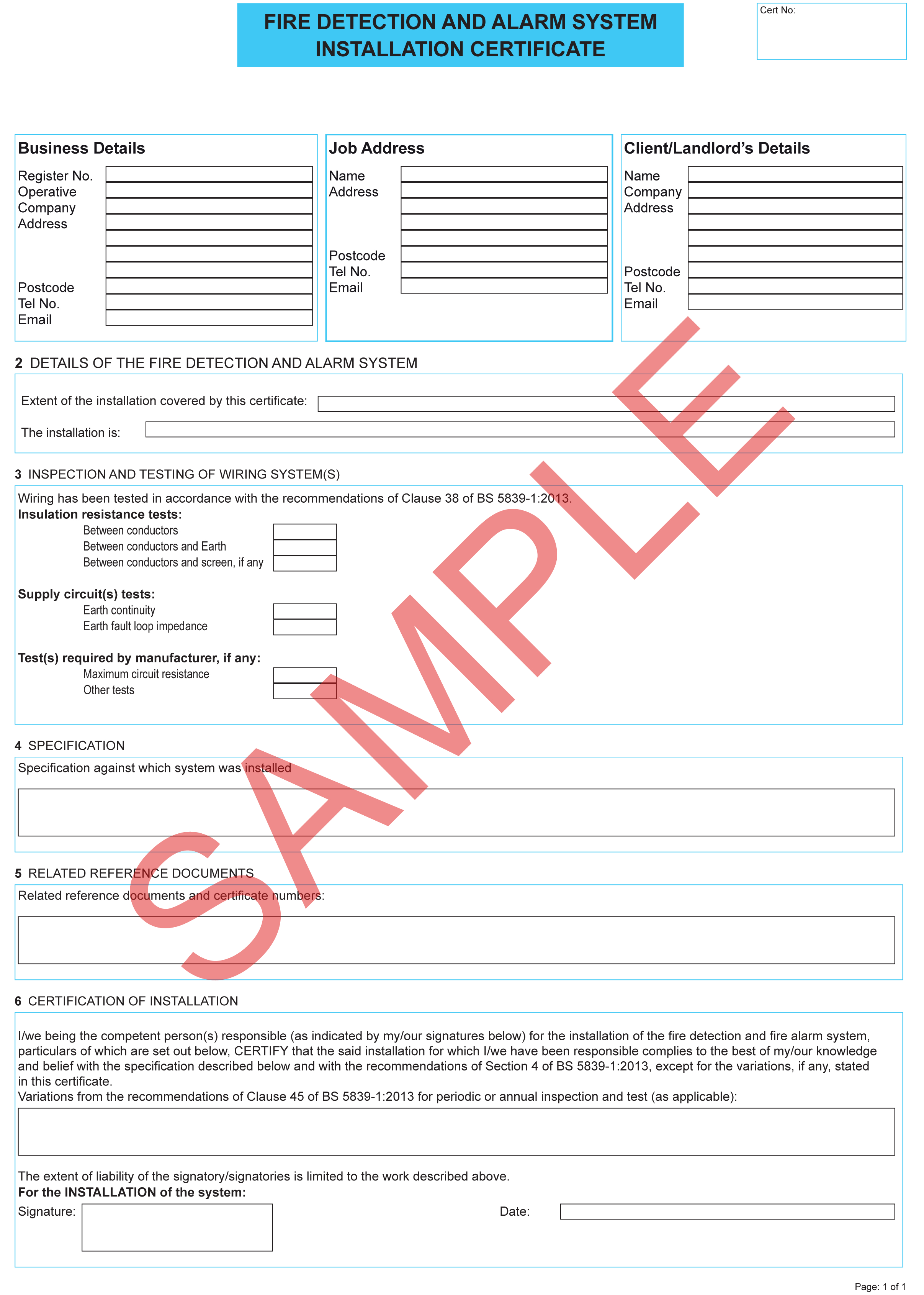 Certificates | Everycert With Certificate Of Inspection Template