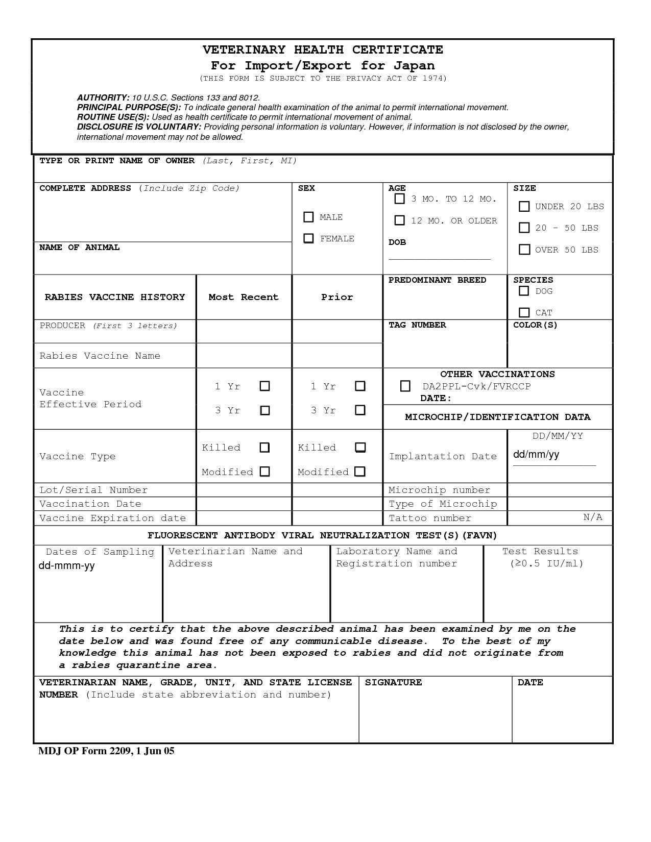 Certificates. Extraordinary Rabies Vaccine Certificate Intended For Certificate Of Vaccination Template