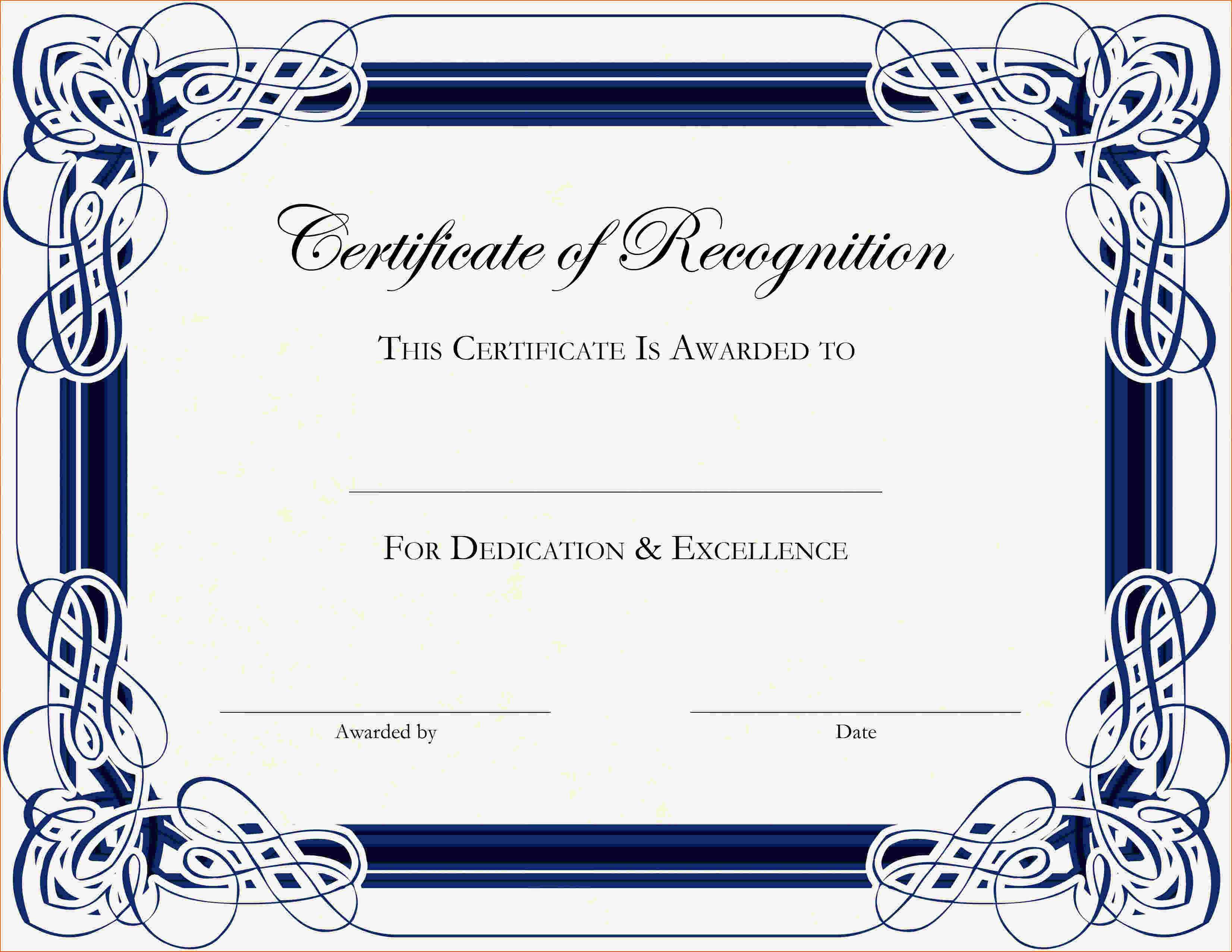 Certificates: Outstanding Certificate Of Appreciation With Certificate Of Appreciation Template Doc