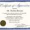 Certificates: Popular Certificate Of Appreciation Template For Certificates Of Appreciation Template