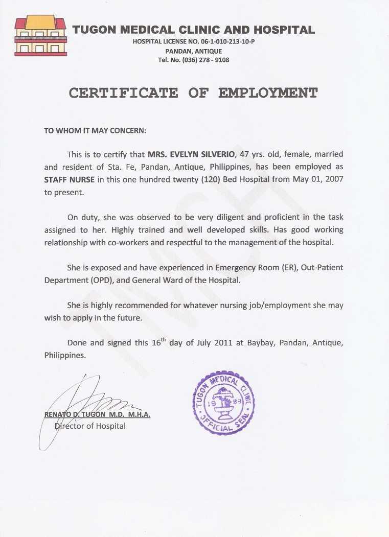 Certificates. Stunning Certificate Of Employment Template Inside Template Of Certificate Of Employment