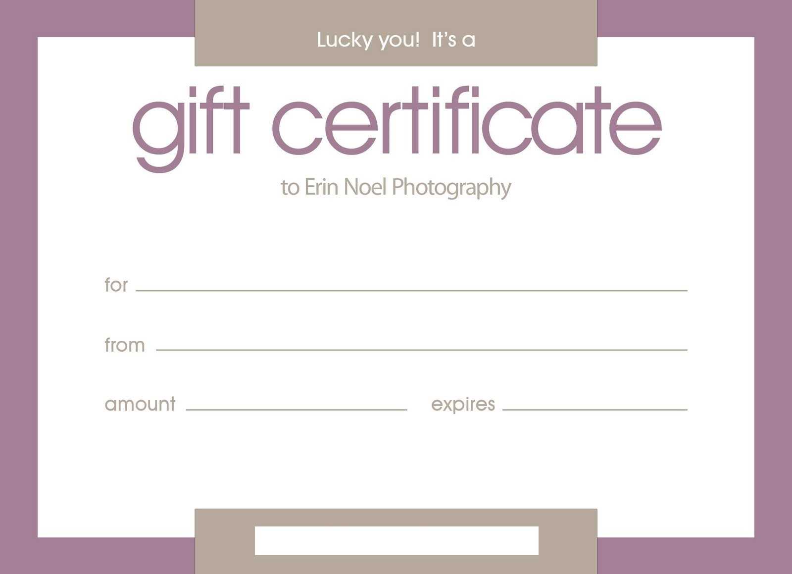 Certificates: Stylish Free Customizable Gift Certificate In Gift Certificate Template Publisher