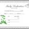 Certificates. Wonderful Official Birth Certificate Template For Baby Dedication Certificate Template
