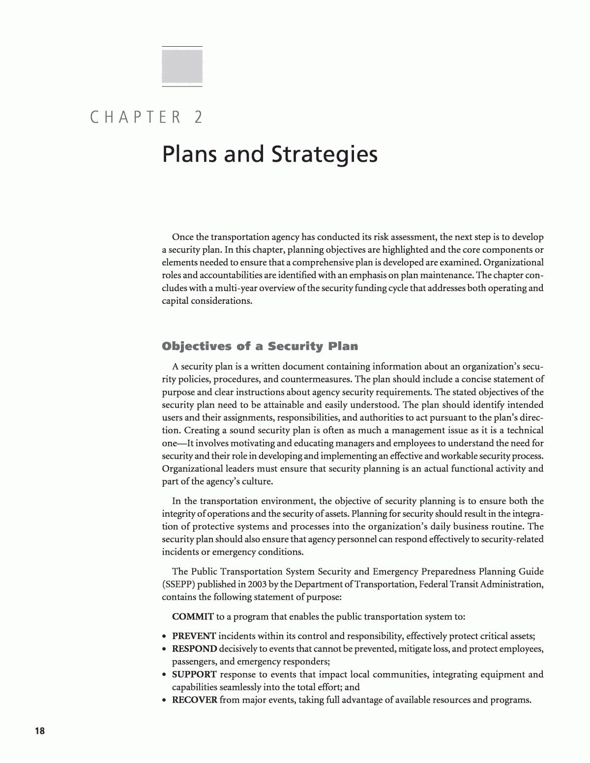 Chapter 2 – Plans And Strategies | Security 101: A Physical In Physical Security Risk Assessment Report Template