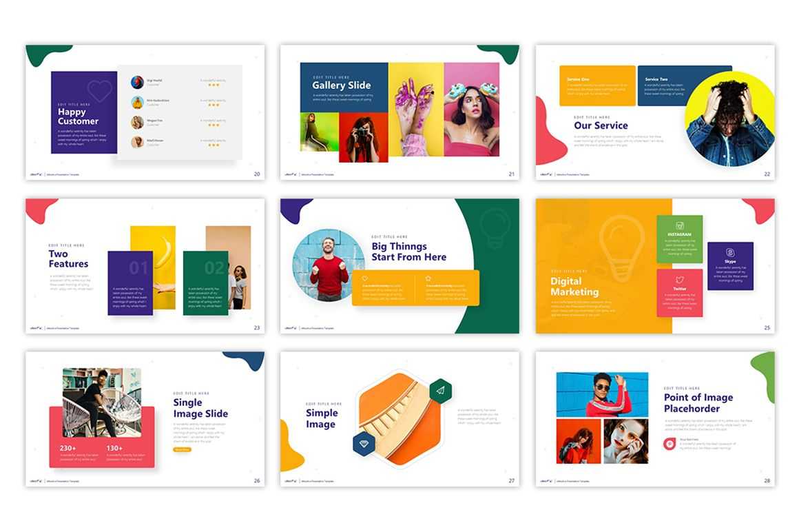 Cheerful – Attractive Powerpoint Template #75495 | Best Web With Pretty Powerpoint Templates