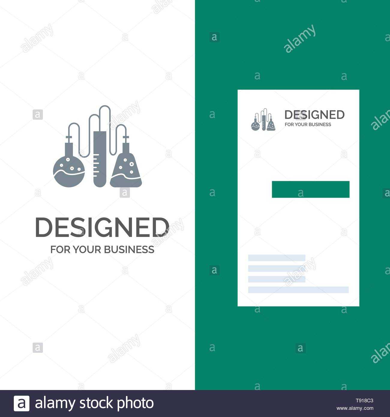 Chemical, Dope, Lab, Science Grey Logo Design And Business Throughout Dope Card Template