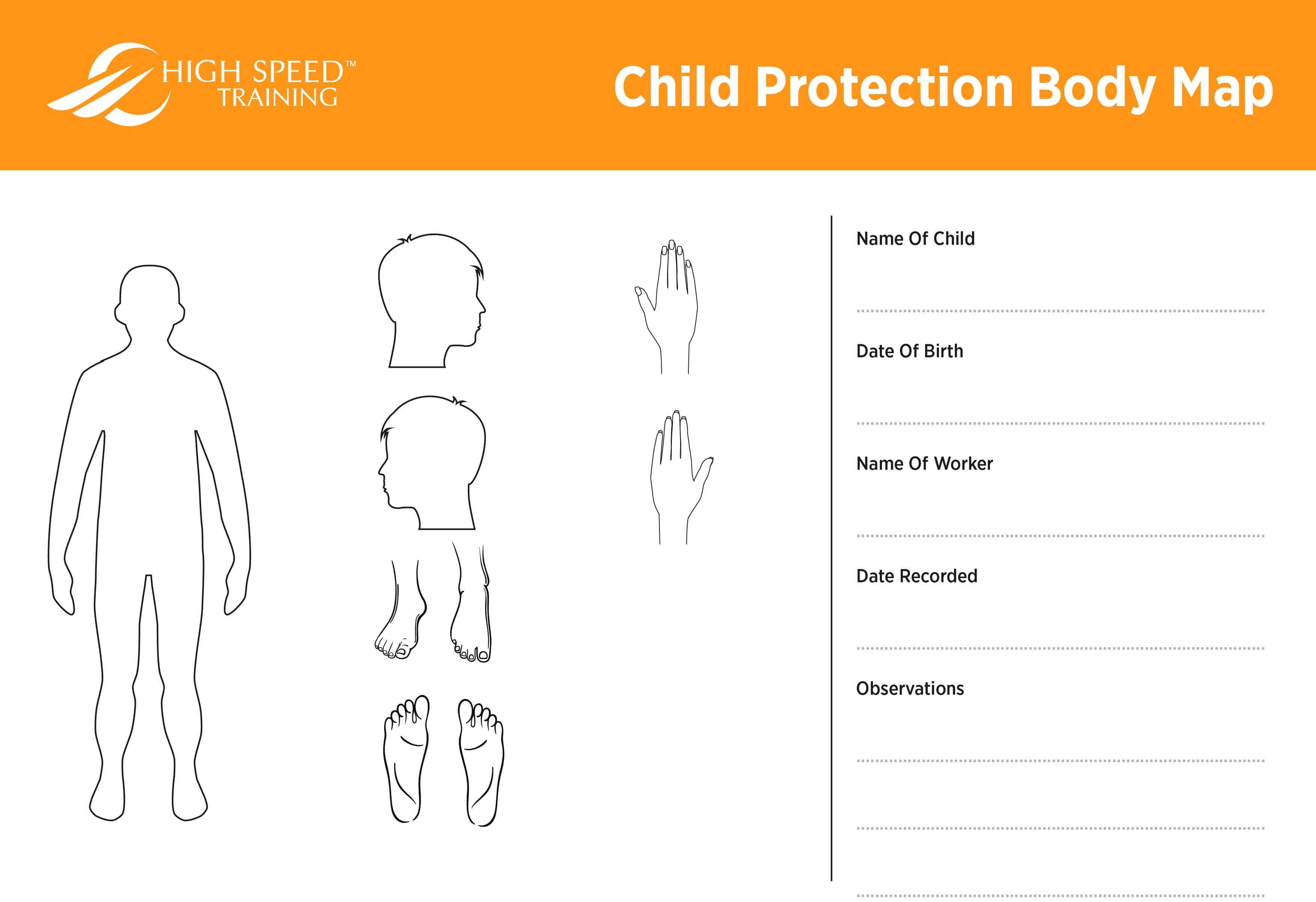 Child Protection Body Map Template | Safeguarding Advice Inside Blank Body Map Template