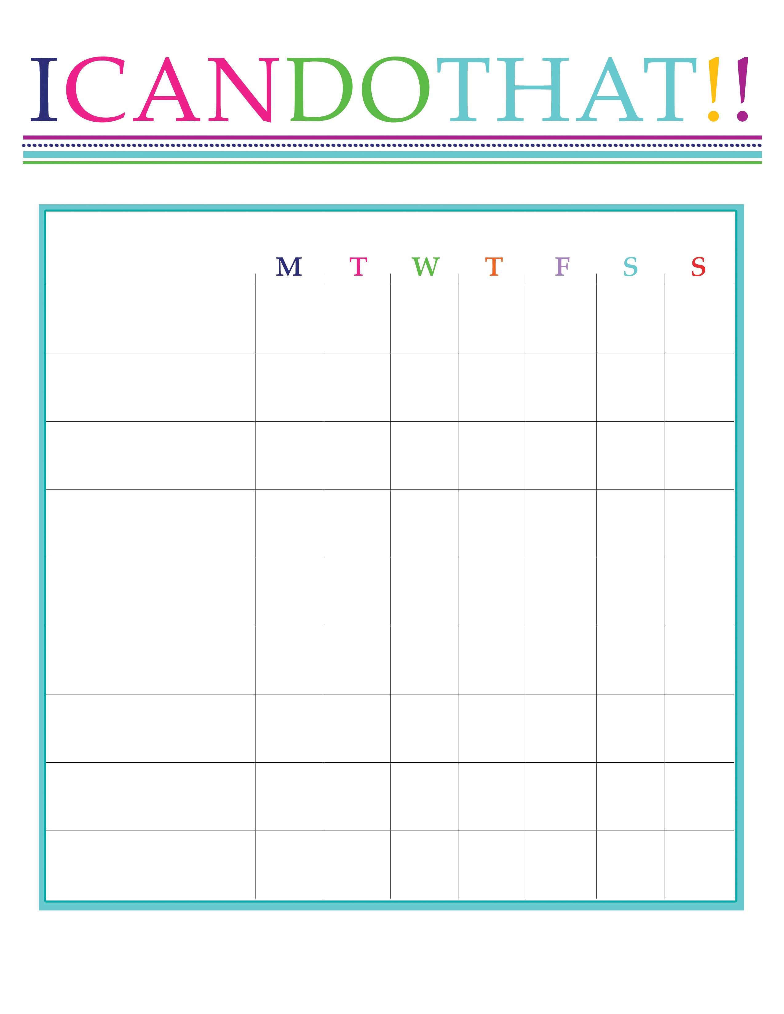 Chore Chart / Behavior Chart / Reward Program » One With Regarding Blank Reward Chart Template