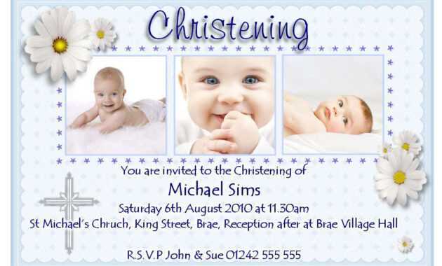 Christening Invitation Cards : Christening Invitation Cards with regard to Free Christening Invitation Cards Templates