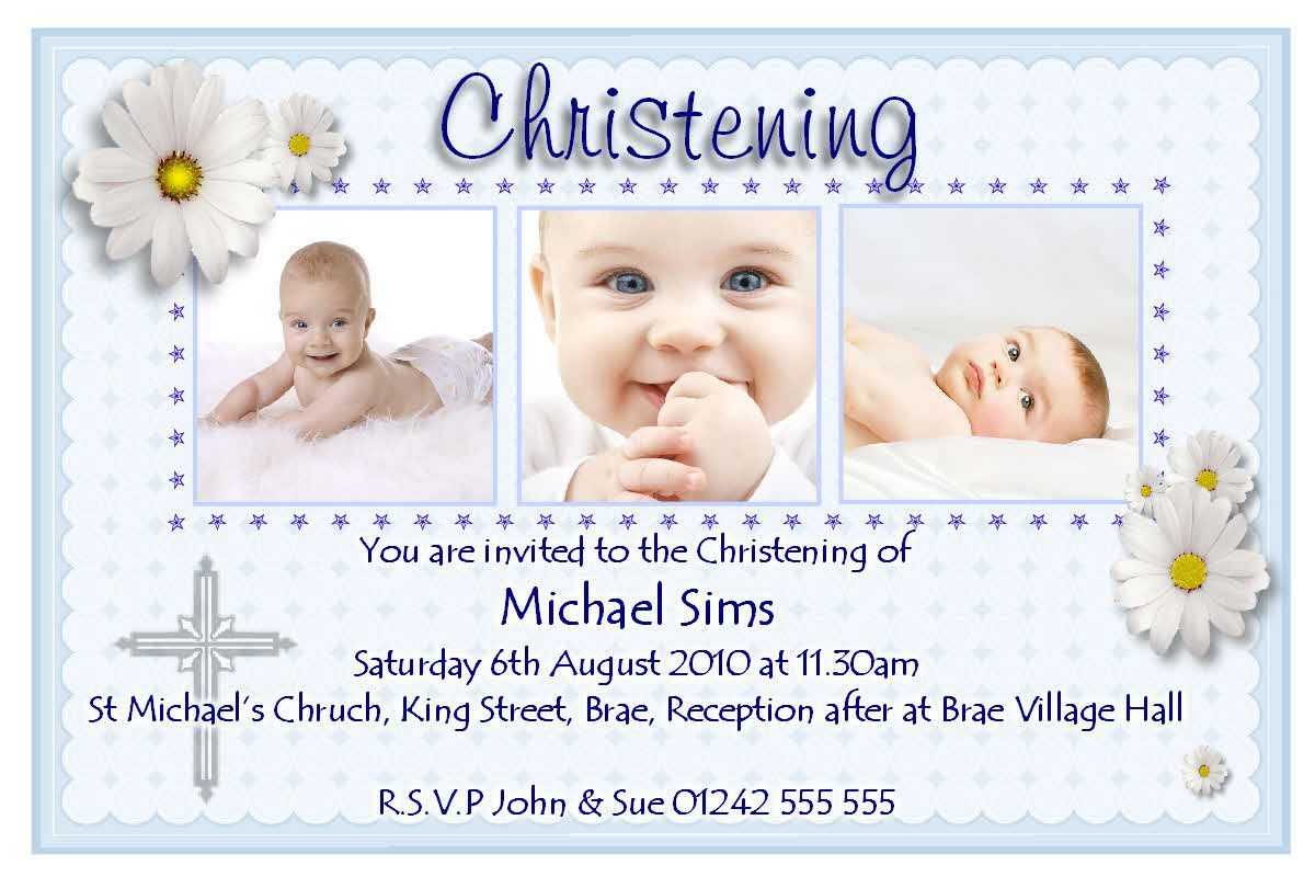 Christening Invitation Cards : Christening Invitation Cards Within Baptism Invitation Card Template