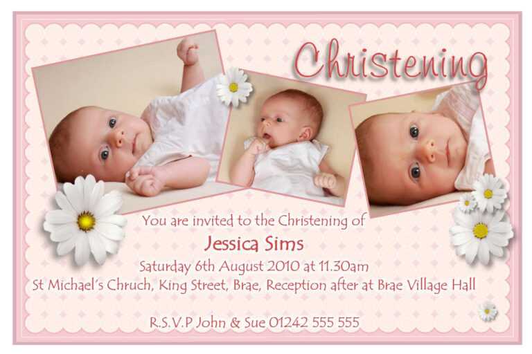 Christening Templates Free. Baptism Invitations Baptisms And With