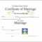 Christian Wedding Certificate Sample – Google Search Pertaining To Certificate Of Marriage Template