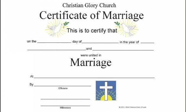 Christian Wedding Certificate Sample - Google Search regarding Christian Certificate Template