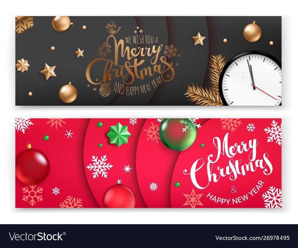 Christmas Banners Template Merry Christmas And Within Merry Christmas Banner Template