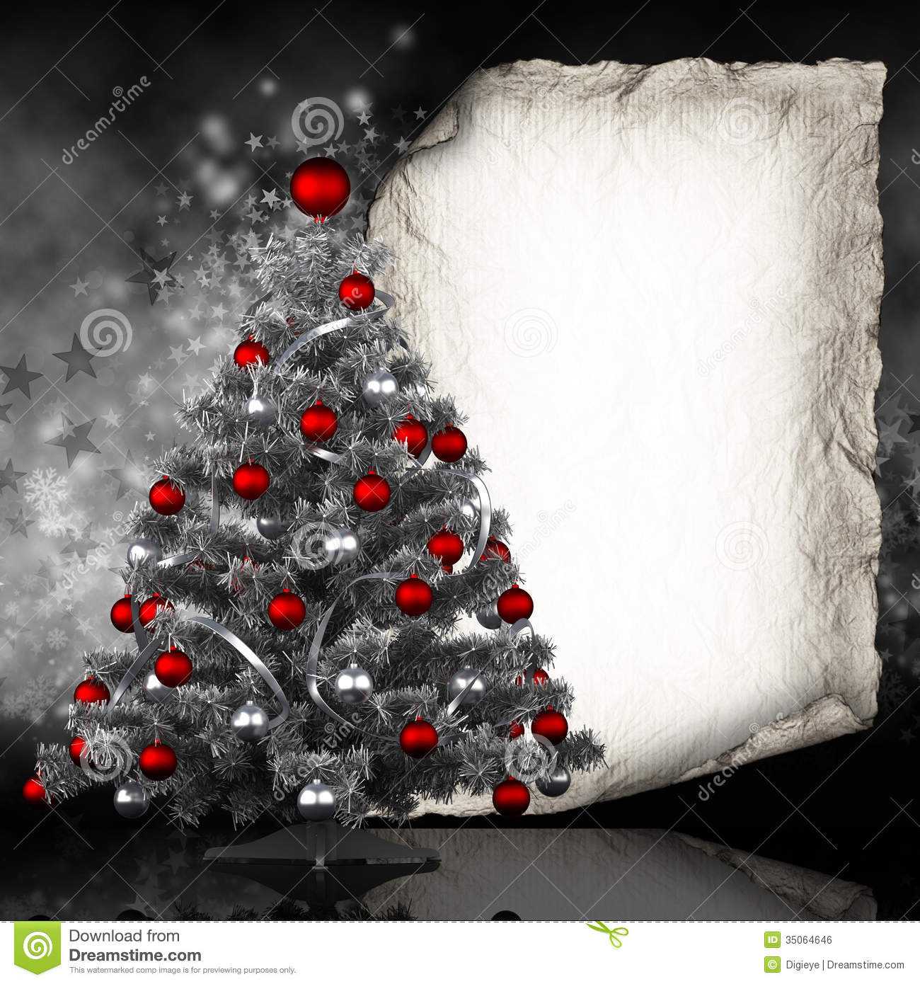 Christmas Card Template Stock Illustration. Illustration Of Within Blank Christmas Card Templates Free