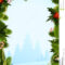 Christmas Card Template Stock Vector. Illustration Of Shape For Blank Christmas Card Templates Free