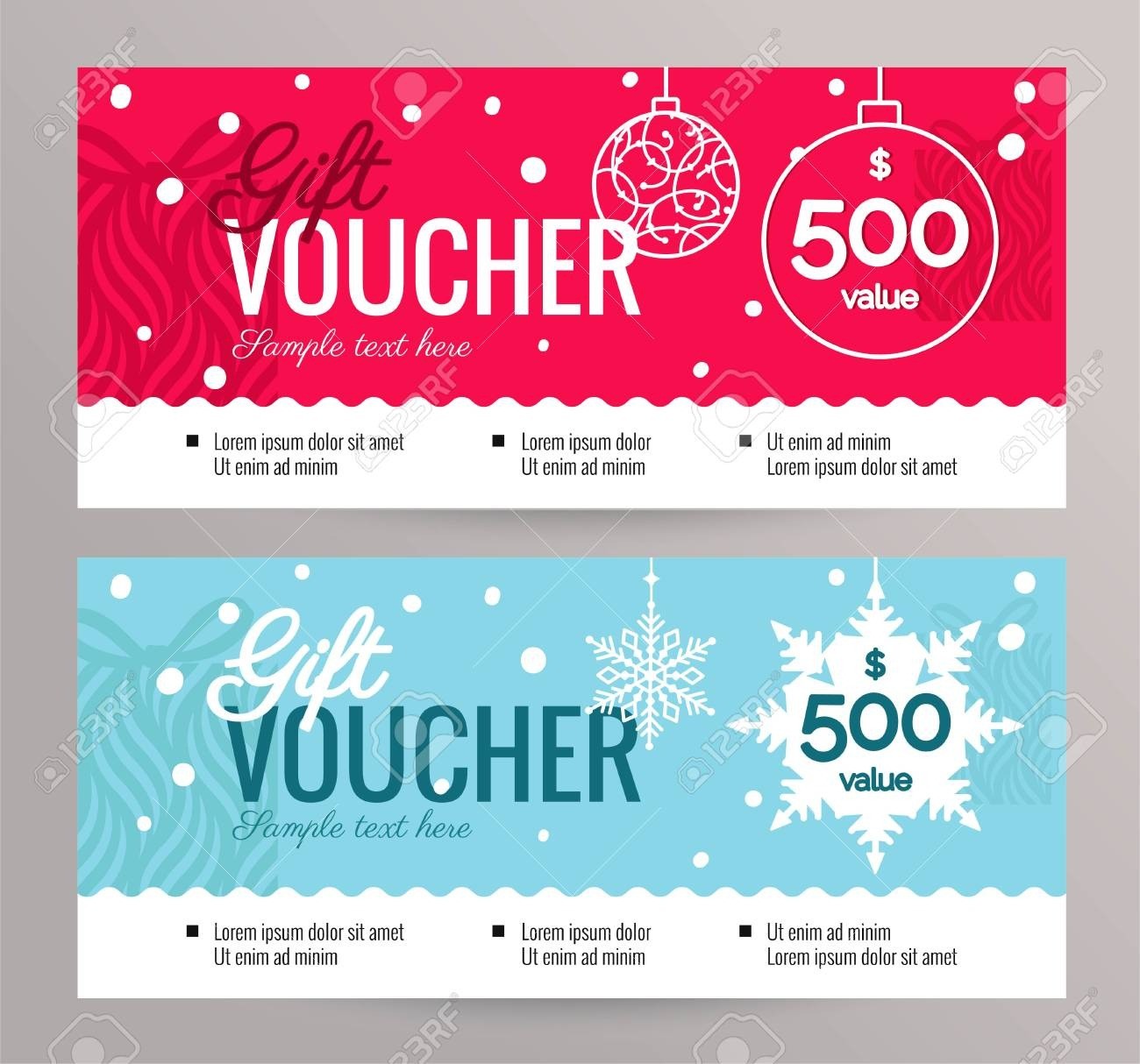 Christmas Gift Voucher Coupon Discount. Gift Certificate Template.. Regarding Merry Christmas Gift Certificate Templates