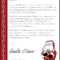 Christmas Letter Borders And Templates Letter Templates Intended For Letter From Santa Template Word