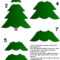 Christmas Tree | 3 D Decoupage | Christmas Tree Template Inside 3D Christmas Tree Card Template