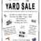 Church Yard Sale Flyer | Gt Midwest: Garage Sale | Church Within Garage Sale Flyer Template Word