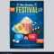 Cinema Movie Festival Poster Card Template Inside Film Festival Brochure Template