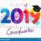 Class Of 2019 Year Graduation Banner, Awards Concept Stock Regarding Graduation Banner Template