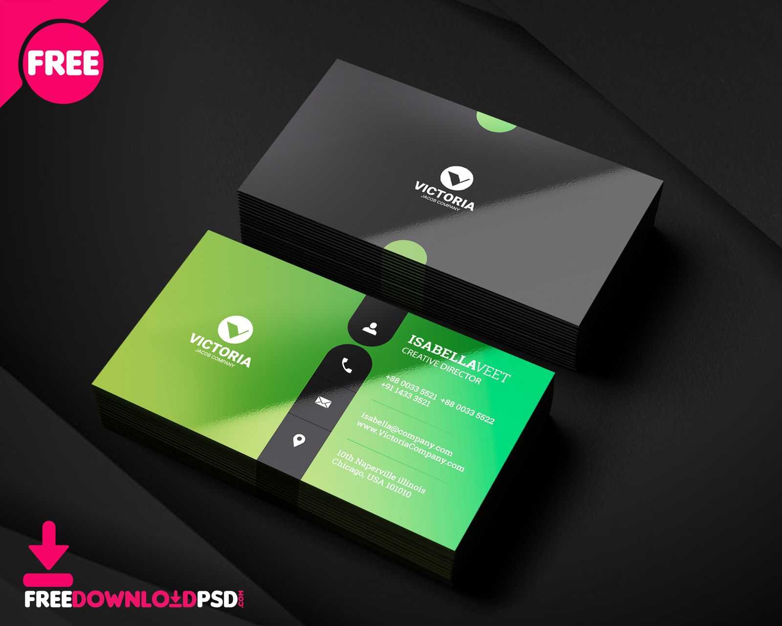 Clean Business Card, Minimalist Business Card Template Free Regarding Unique Business Card Templates Free