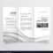 Clean Minimal Trifold Brochure Template Layout Inside Cleaning Brochure Templates Free